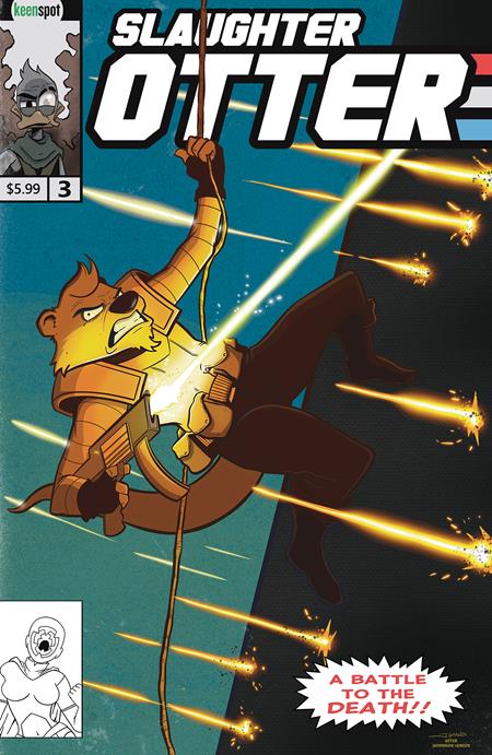 SLAUGHTER OTTER #3 CVR B J HAMMOND GI JOE ARAH #21 HOMAGE