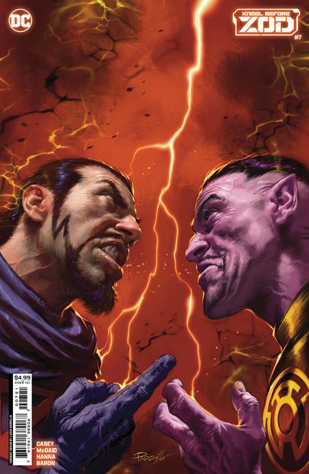 KNEEL BEFORE ZOD #7 (OF 12) CVR B LUCIO PARRILLO CARD STOCK - TenFwdComics