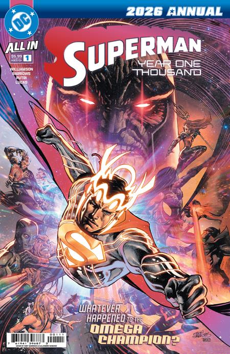 SUPERMAN ANNUAL YEAR ONE THOUSAND #1 (ONE SHOT) CVR A EDDY BARROWS (DC K.O.)
