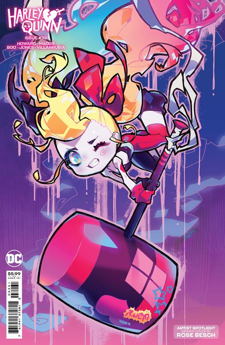 HARLEY QUINN #32 CVR C ROSE BESCH CREATOR CARD STOCK - TenFwdComics