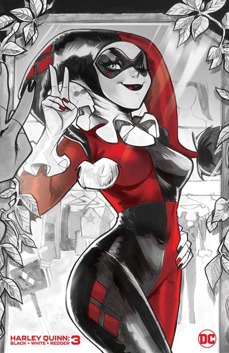 HARLEY QUINN BLACK WHITE REDDER #3 (OF 6)