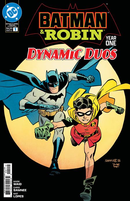 BATMAN & ROBIN YEAR ONE DYNAMIC DUOS #1 (OF 12) Second Printing Cvr A Chris Samnee - TenFwdComics