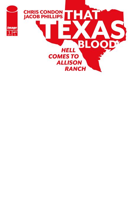 THAT TEXAS BLOOD HELL COMES TO ALLISON RANCH #1 (OF 6) CVR E BLANK SKETCH VAR (MR) - TenFwdComics