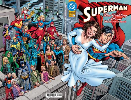 SUPERMAN THE WEDDING ALBUM 30TH ANNIVERSARY SPECIAL #1 (ONE SHOT) CVR A DAN JURGENS & JERRY ORDWAY WRAPAROUND - TenFwdComics