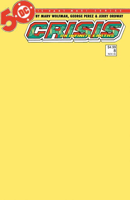 CRISIS ON INFINITE EARTHS #8 FACSIMILE EDITION