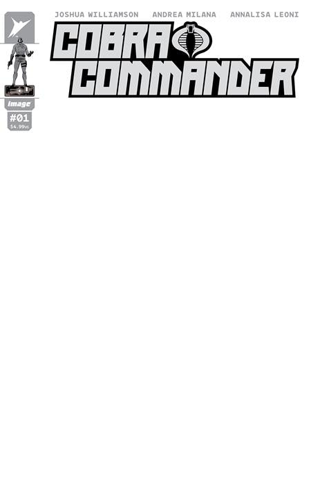 COBRA COMMANDER #1 (OF 5) CVR G BLANK SKETCH