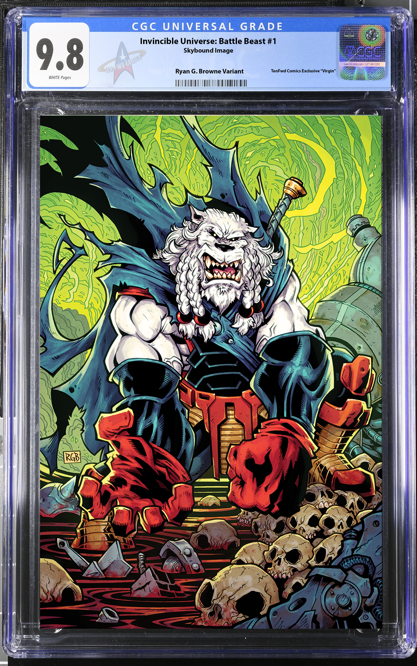 Invincible Universe: Battle Beast 1 Ryan G. Browne TenFwd Comics/Animocity Exclusive