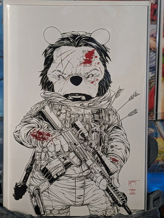 Poohzrkr Black, White and Red #1 SDCC24 TenFwd Comics Exclusive - TenFwdComics