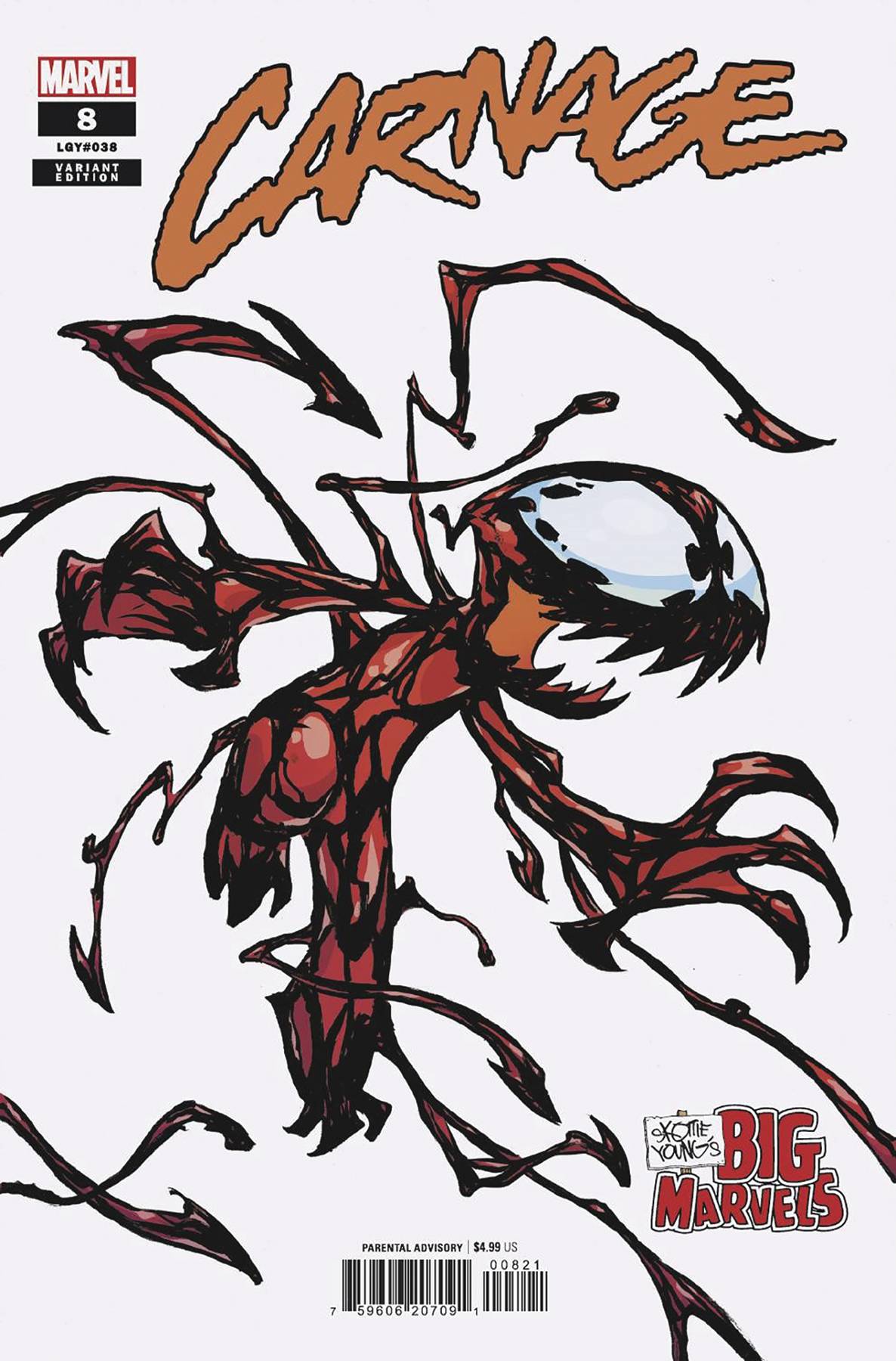 CARNAGE #8 SKOTTIE YOUNG BIG MARVEL - TenFwdComics