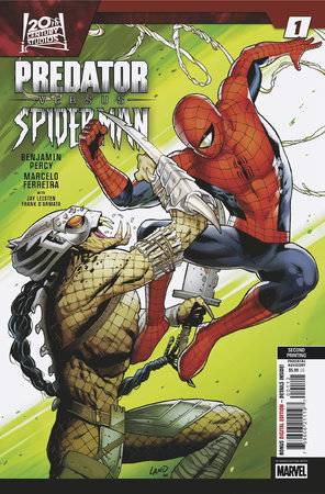 PREDATOR VS SPIDER-MAN #1 (OF 4) 2ND PTG GREG LAND