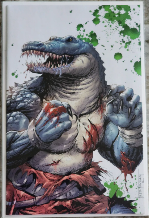 TMNT #1 2024 SDCC BATTLE DAMAGE LEATHERHEAD EXCLUSIVE