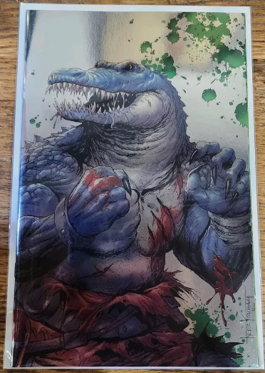 TMNT #1 2024 SDCC BATTLE DAMAGE LEATHERHEAD EXCLUSIVE