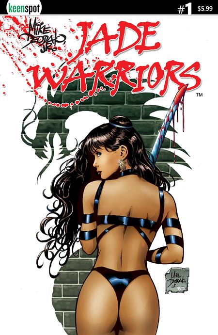 JADE WARRIORS #1 CVR A MIKE DEODATO BLOODY SWORD - TenFwdComics