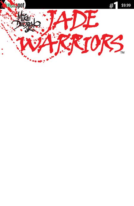 JADE WARRIORS #1 CVR C BLANK SKETCH VAR - TenFwdComics