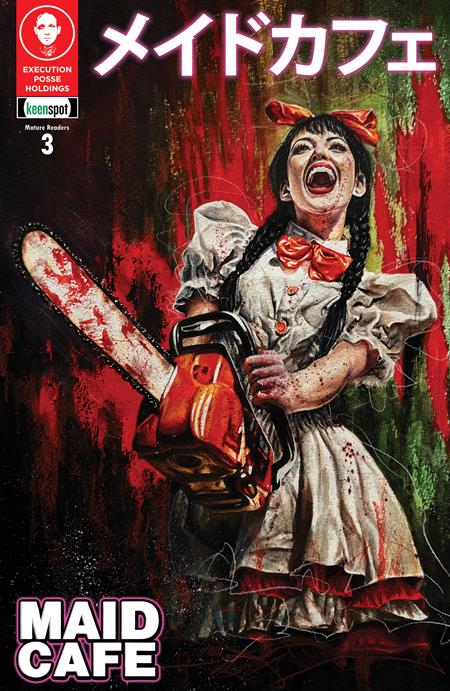 MAID CAFE #3 CVR C NAOMI GRIFFIN MANS LAUGHTER VAR - TenFwdComics