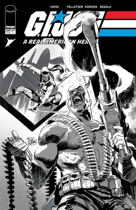 GI JOE A REAL AMERICAN HERO #329 CVR B LEE WEEKS B&W VAR