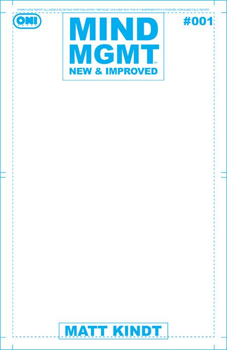 MIND MGMT NEW & IMPROVED #1 CVR D BLANK SKETCH VAR - TenFwdComics