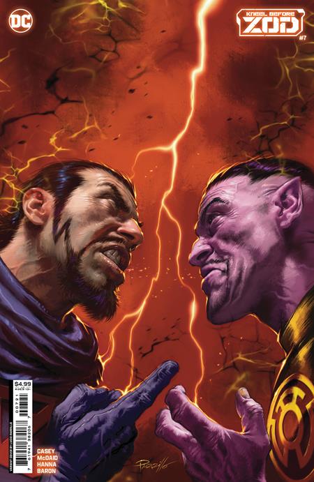 KNEEL BEFORE ZOD #7 (OF 12) CVR B LUCIO PARRILLO CARD STOCK