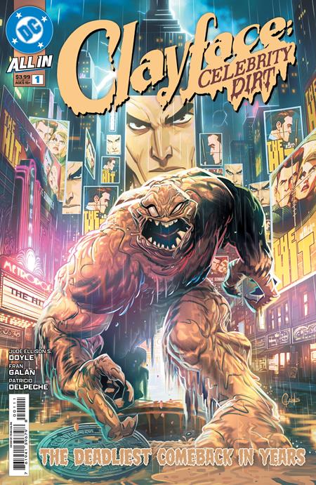 CLAYFACE CELEBRITY DIRT #1 (OF 6) CVR A FRAN GALAN