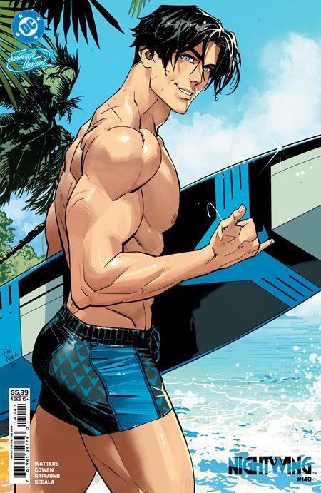 NIGHTWING #140 CVR D DAN MORA SWIMSUIT CARD STOCK VAR