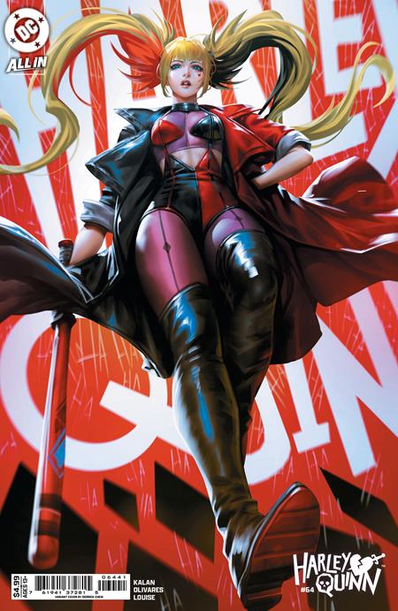 HARLEY QUINN #64 CVR D DERRICK CHEW CARD STOCK VAR