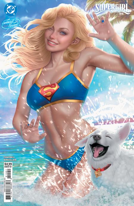 SUPERGIRL #15 CVR E ARIEL DIAZ SWIMSUIT CARD STOCK VAR (THE REIGN OF THE SUPERBOYS)