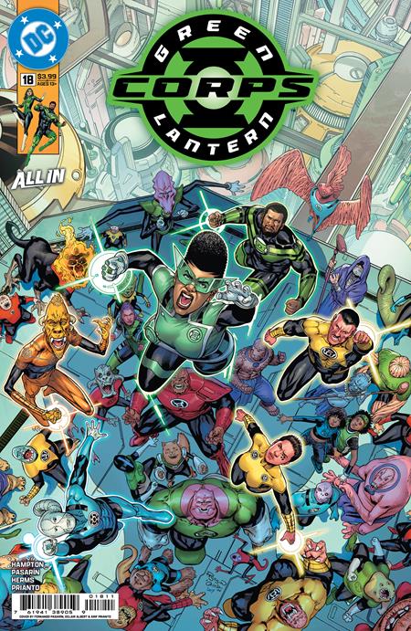 GREEN LANTERN CORPS #18 CVR A FERNANDO PASARIN