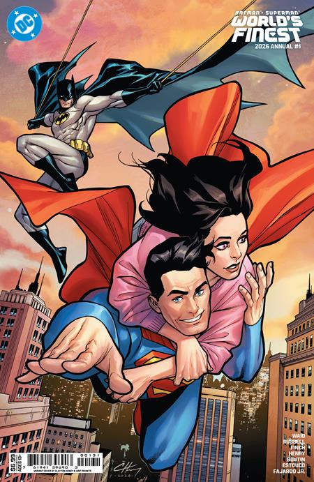 BATMAN SUPERMAN WORLDS FINEST 2026 ANNUAL #1 (ONE SHOT) CVR C CLAYTON HENRY CARD STOCK VAR
