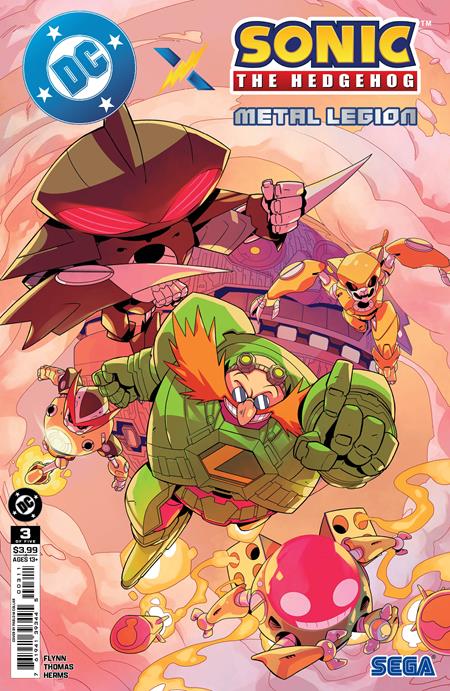 DC X SONIC THE HEDGEHOG THE METAL LEGION #3 (OF 5) CVR A PABLO M COLLAR - TenFwdComics
