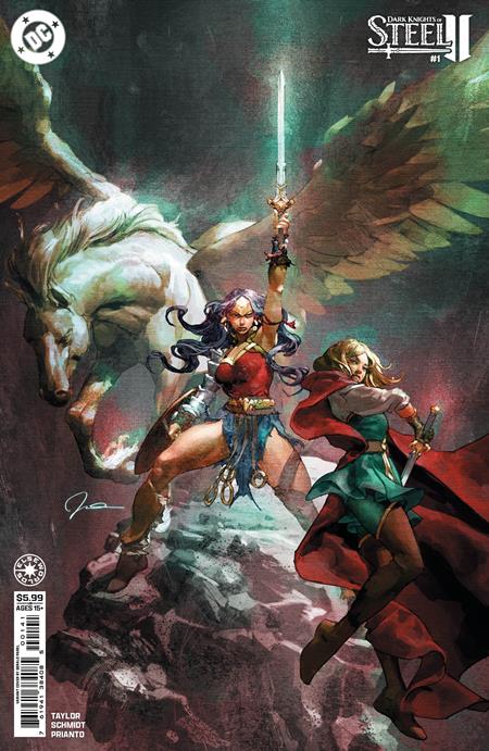 DARK KNIGHTS OF STEEL II #1 (OF 12) CVR D GERALD PAREL CARD STOCK VAR