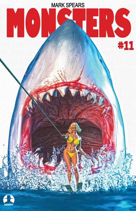 MARK SPEARS MONSTERS #11 CVR C MARK SPEARS SHARK WEEK JAWS 2 HOMAGE VAR - TenFwdComics