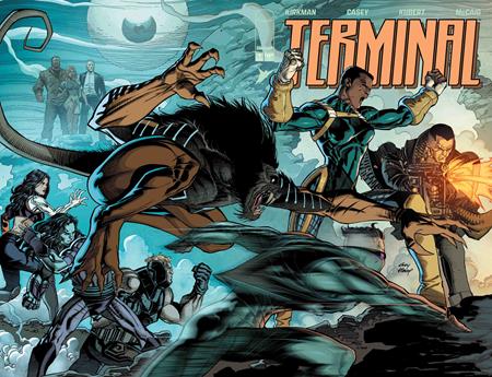 TERMINAL #1 CVR M ANDY KUBERT & DAVE MCCAIG CONNECTING WRAPAROUND CHROMIUM VAR (MR) - TenFwdComics