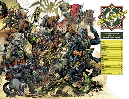 GHOST MACHINE THE OFFICIAL GUIDEBOOK #4 (OF 5) CVR C IVAN REIS & DANNY MIKI WRAPAROUND VAR - TenFwdComics