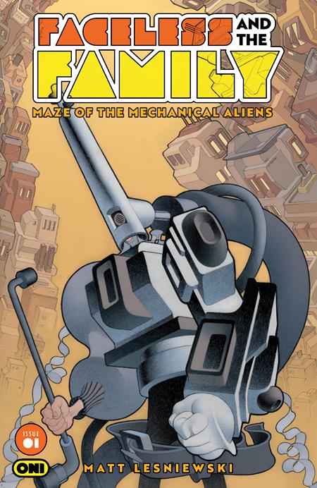 FACELESS AND THE FAMILY MAZE OF THE MECHANICAL ALIENS #1 (OF 4) CVR A MATT LESNIEWSKI - TenFwdComics
