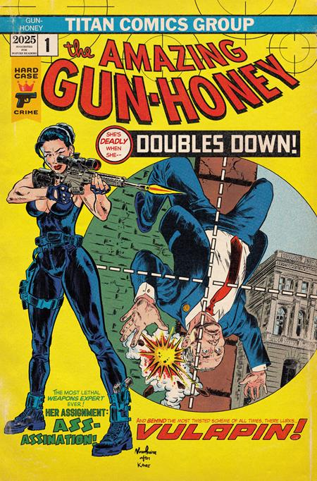 GUN HONEY DOUBLES DOWN #2 (OF 4) CVR G NUNO PEREIRA HOMAGE VAR (MR)