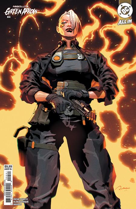 ABSOLUTE GREEN ARROW #4 (OF 6) CVR D GERALD PAREL CARD STOCK VAR