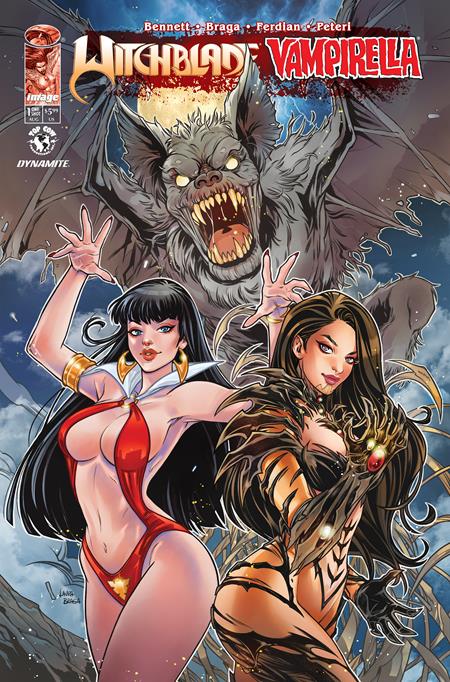 WITCHBLADE VAMPIRELLA #1 (ONE SHOT) CVR A LAURA BRAGA - TenFwdComics