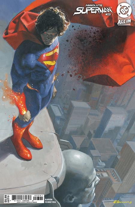 ABSOLUTE SUPERMAN #23 CVR D FABRIZIO DE TOMMASO CARD STOCK VAR - TenFwdComics