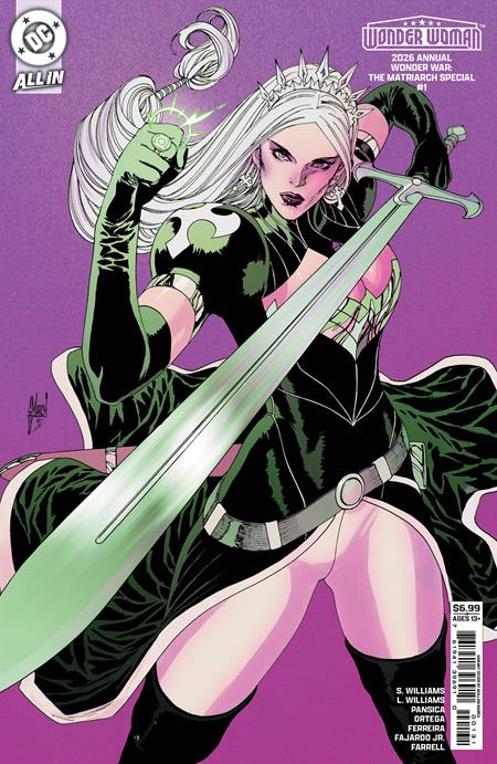 WONDER WOMAN 2026 ANNUAL WONDER WAR THE MATRIARCH SPECIAL #1 (ONE SHOT) CVR C GUILLEM MARCH CARD STOCK VAR - TenFwdComics