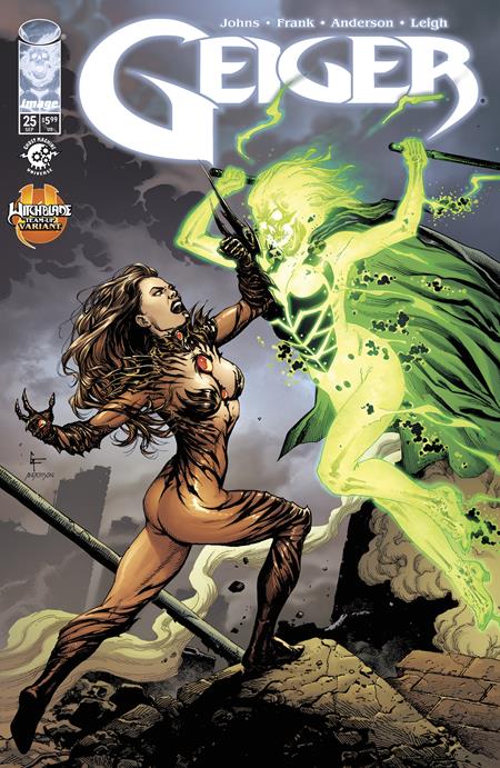 GEIGER #25 CVR F GARY FRANK & BRAD ANDERSON WITCHBLADE TEAM UP VAR - TenFwdComics
