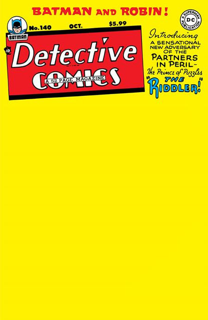 DETECTIVE COMICS #140 FACSIMILE EDITION