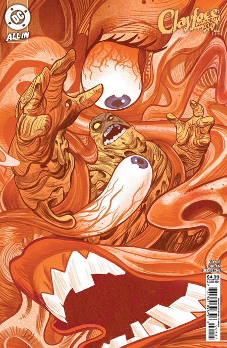CLAYFACE CELEBRITY DIRT #4 (OF 6) CVR B MIKE DEL MUNDO CARD STOCK VAR - TenFwdComics