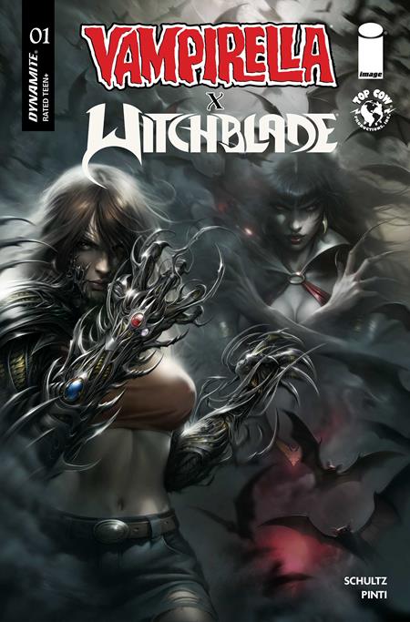 VAMPIRELLA X WITCHBLADE SPECIAL #1 (ONE SHOT) CVR O FRANCESCO MATTINA FOIL VAR - TenFwdComics