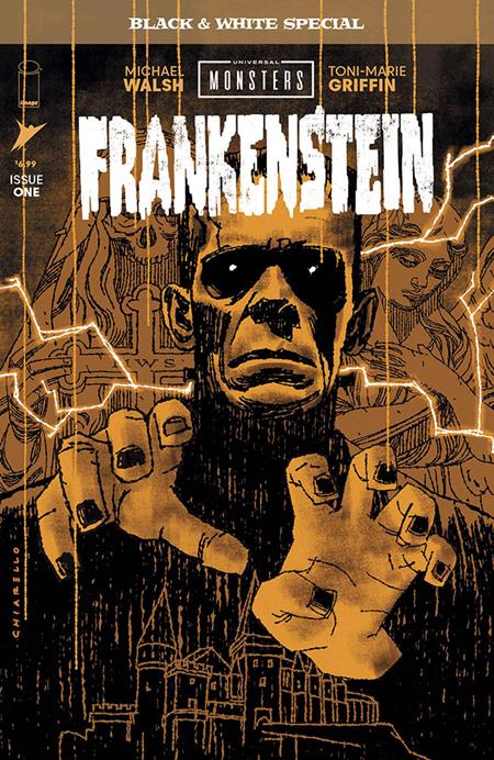 UNIVERSAL MONSTERS FRANKENSTEIN B&W SPECIAL #1 (OF 2) CVR B MARK CHIARELLO VAR - TenFwdComics
