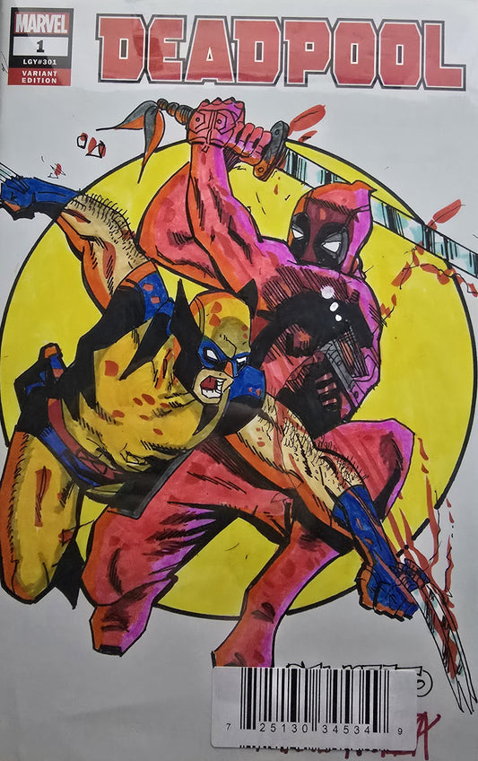 DEADPOOL #1 SKETCH