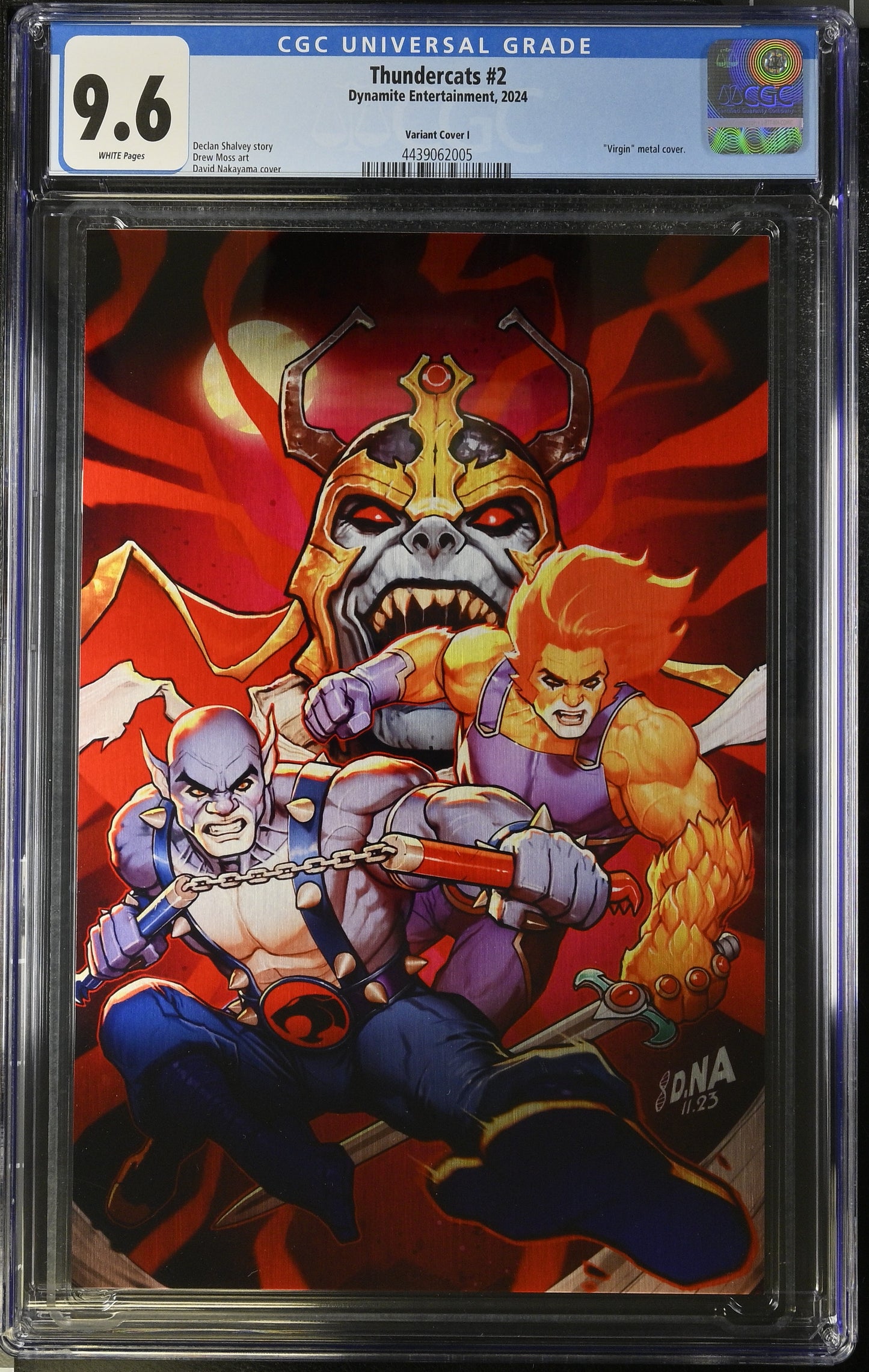 CGC 9.6 Thundercats 2 Premium Metal Nakayama Cover