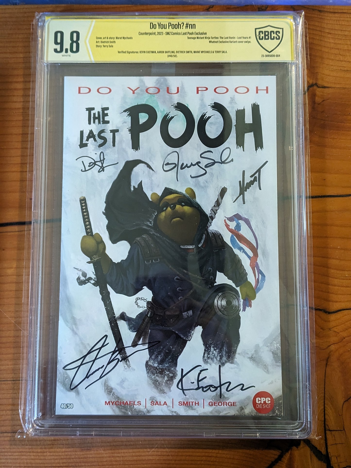 CBCS 9.8 Do You Pooh One Shot Last Pooh Exclusive 5x Signed