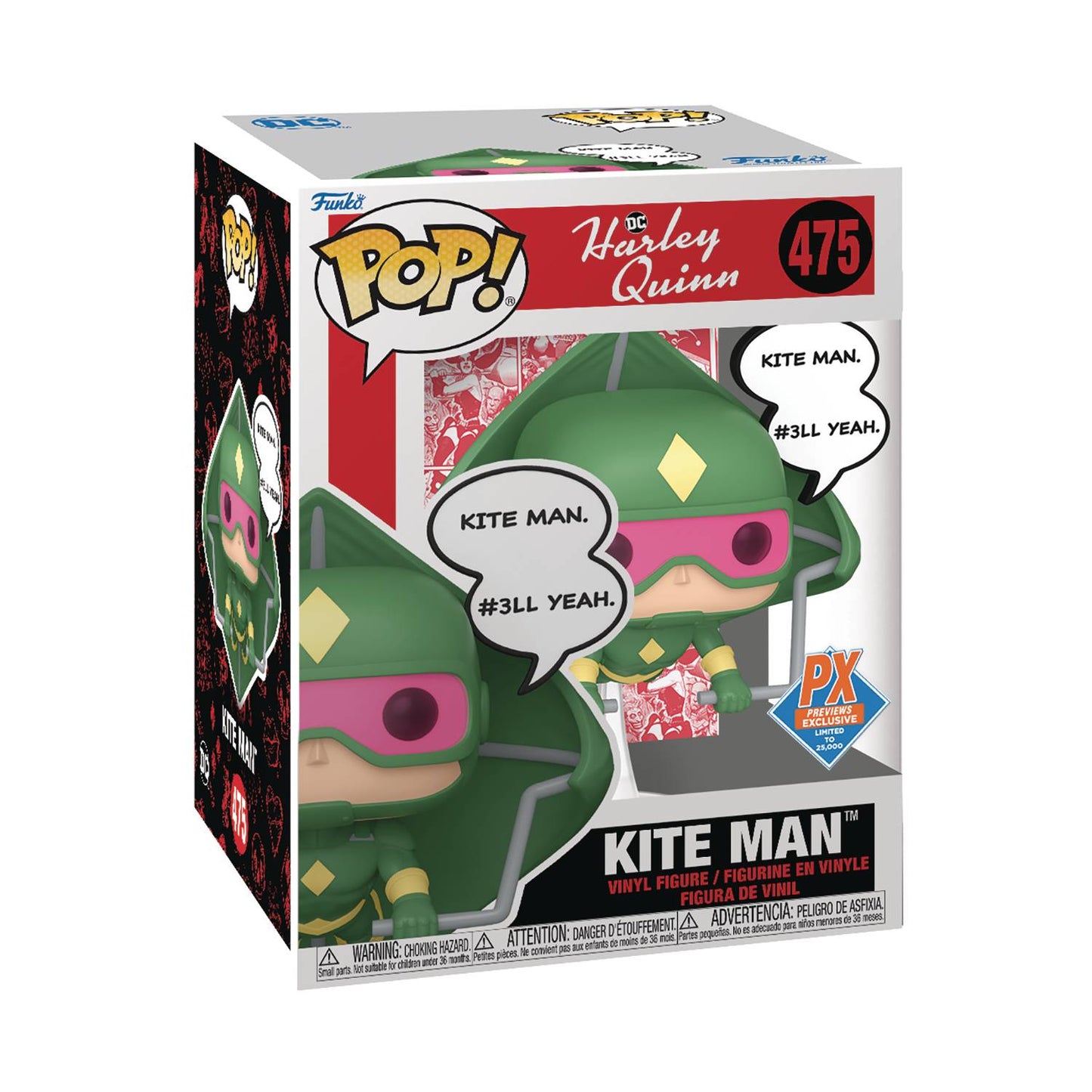 SDCC 2024 POP PREMIUM DC HEROES KITE MAN PX VIN FIG