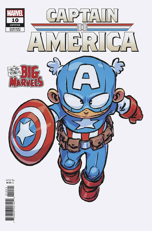 CAPTAIN AMERICA #10 SKOTTIE YOUNG BIG MARVEL