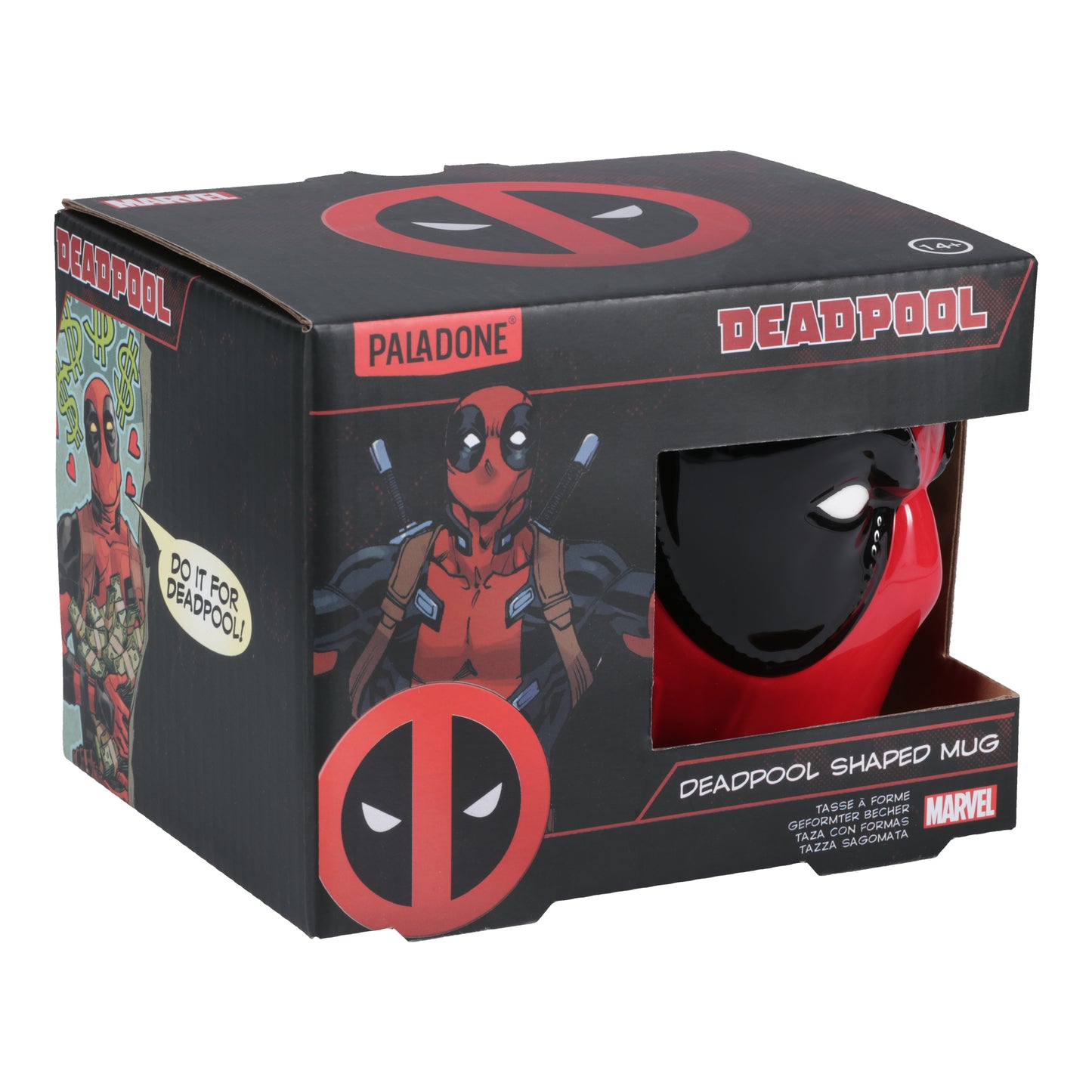 DEADPOOL SHAPED CERAMIC MUG